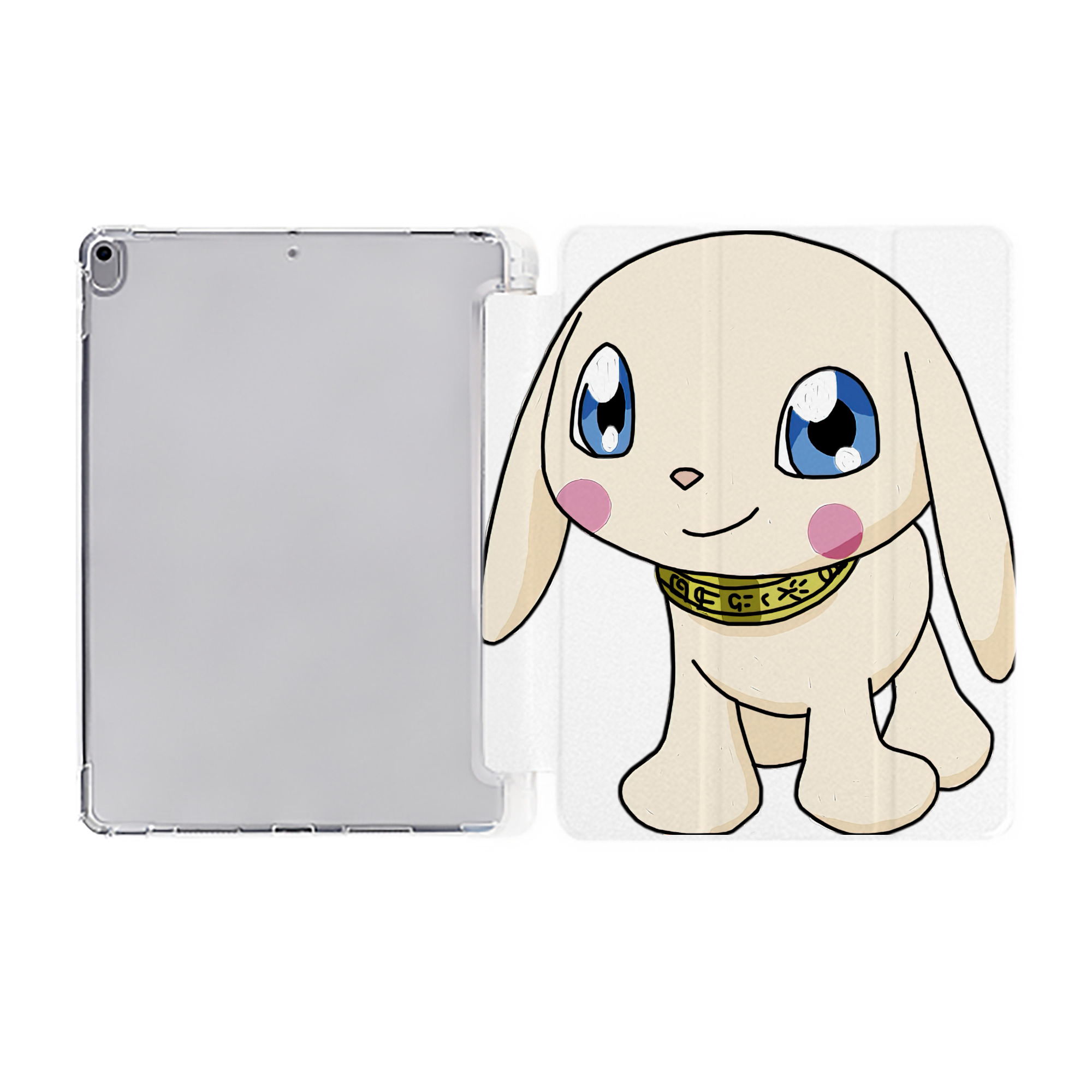 （画像用） Digimon デジタルモンスター/デジモン IPad ケース ペン収納付き 三つ折りスタンド PUレザー×シリコン 対応機種9.5/10.5/10.9インチ